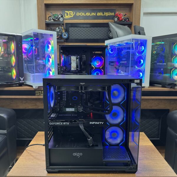 Rampage 4757 R5-7500F 32GB 1TB RTX5070 12GB Beyaz OEM Oyuncu Kasası