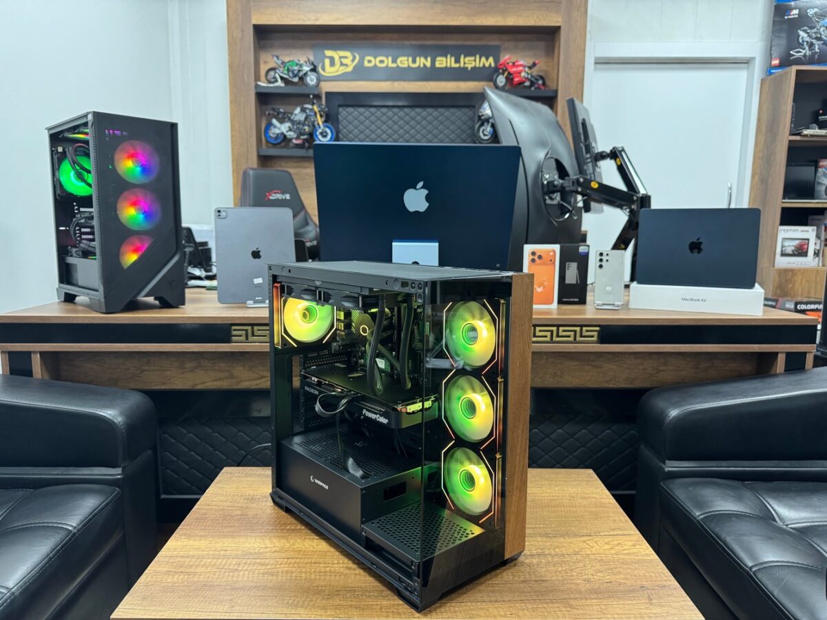 Rampage AMD Ryzen 7 7800X3D 32GB 1TB RX 9070XT 16GB W11 OEM Oyuncu Kasası - Görsel 2