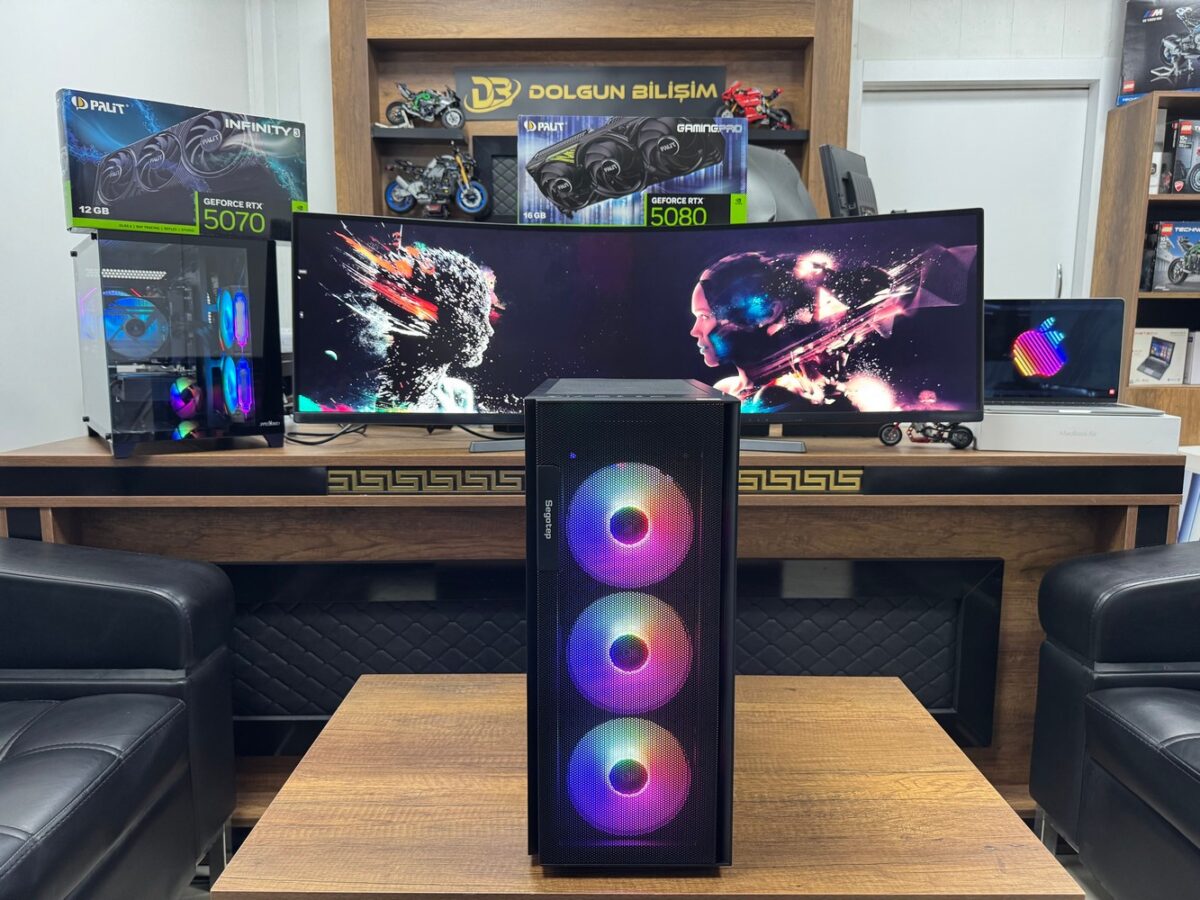 Segotep Axe 5 R7 5700 16GB 500GB RTX5060 8GB W11 Pro OEM Oyuncu Kasası - Görsel 3
