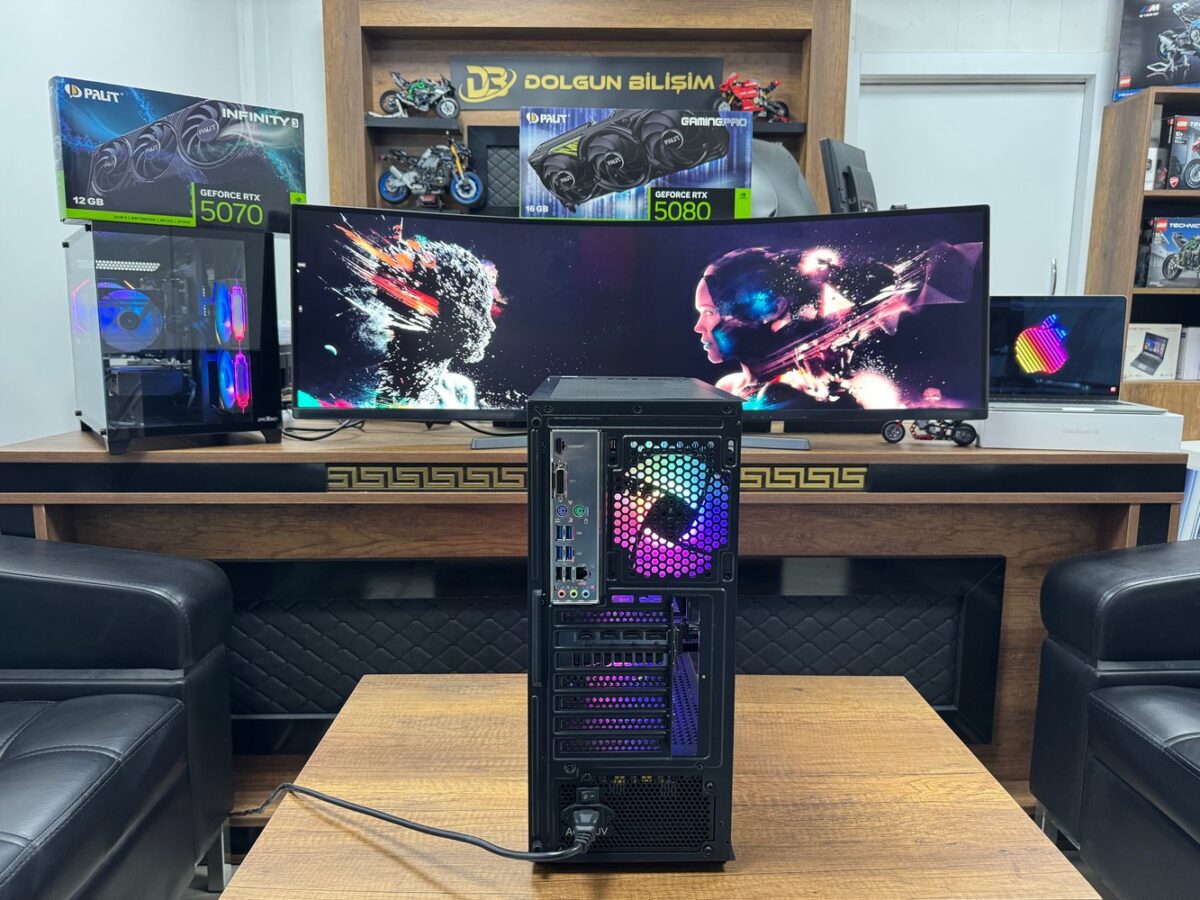 Segotep Axe 5 R7 5700 16GB 500GB RTX5060 8GB W11 Pro OEM Oyuncu Kasası - Görsel 4