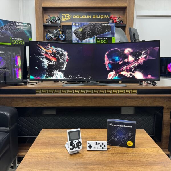 SUP Beyaz 400 Oyunlu Retro Taşınabilir Oyun Konsolu