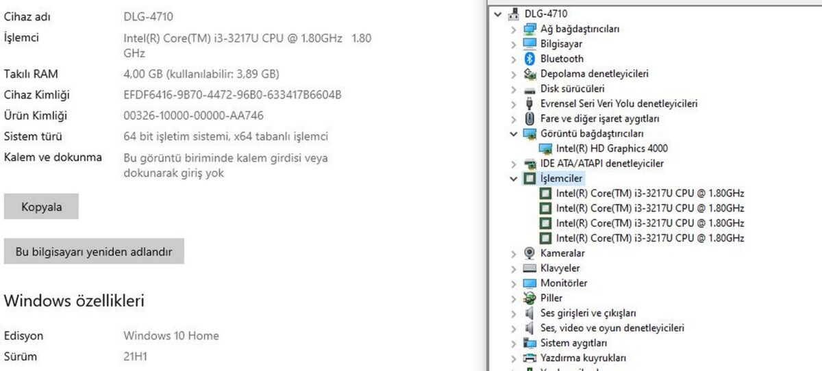 Vizio CT14 i3-3217U 4GB 240GB SSD 14" Dizüstü Bilgisayar (İKİNCİ EL) - Görsel 5