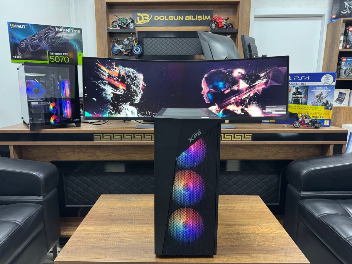 Dolgun Teknoloji XPG R5-7500F 16GB 1TB RTX5060 8GB W11 OEM Oyuncu Kasası - Görsel 3
