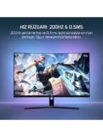 GamePower Vivid T50 27'' Curved RGB 200Hz 0.5ms FHD Curved Gaming Monitör - Görsel 2