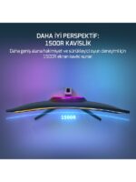 GamePower Vivid T50 27'' Curved RGB 200Hz 0.5ms FHD Curved Gaming Monitör - Görsel 3