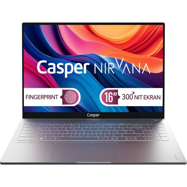 Casper Nirvana S100.1362-BV00X-G-F i7-13620H 16GB DDR5 480GB SSD 16" Freedos Laptop