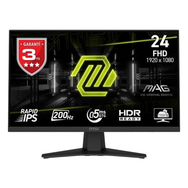 MSI MAG 244F 23.8" 200Hz 0.5ms FHD IPS Gaming Monitör