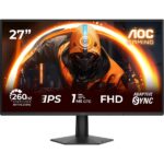 AOC 27G50Z 27″ 260Hz OC 0.3ms Full HD Fast IPS Oyuncu Monitörü