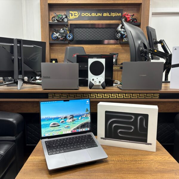 Apple MacBook Pro M3 16GB RAM 512GB SSD 14” Z1C8000K7 Uzay Grisi Notebook (İKİNCİ EL)