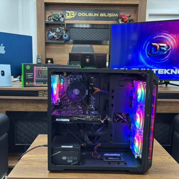 Cooler Master Ryzen 5-3400G 8GB RAM 480GB SSD GTX1650 Super Masaüstü Oyuncu Bilgisayarı (İKİNCİ EL)