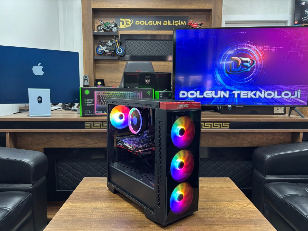 Everest Kasa Ryzen 3 3200G GTX1050Ti 16GB RAM 128GB SSD + 500 GB HDD Oyuncu Kasası (İKİNCİ EL) - Görsel 2