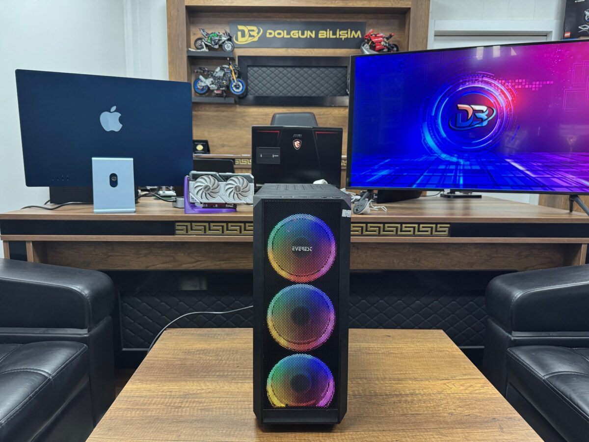 Everest Ryzen 5-4500 16GB RAM 240GB SSD GTX1660S 6GB Oyuncu Kasası (İKİNCİ EL) - Görsel 3