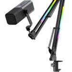 Havit Gamenote GK71 Pro RGB Yayıncı Mikrofonu 24Bit 192kHz Stantlı Siyah Mikrofon