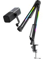 Havit Gamenote GK71 Pro RGB Yayıncı Mikrofonu 24Bit 192kHz Stantlı Siyah Mikrofon