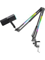 Havit Gamenote GK71 Pro RGB Yayıncı Mikrofonu 24Bit 192kHz Stantlı Siyah Mikrofon - Görsel 2