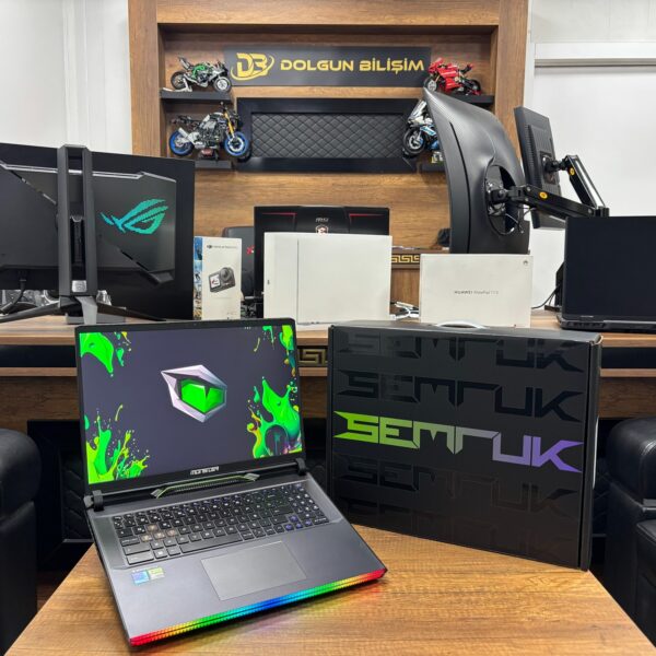 Monster Semruk S7 V9.2.3 i9-13950HX 64GB 2TB RTX4070 17" 240Hz Oyuncu Bilgisayarı (İKİNCİ EL)