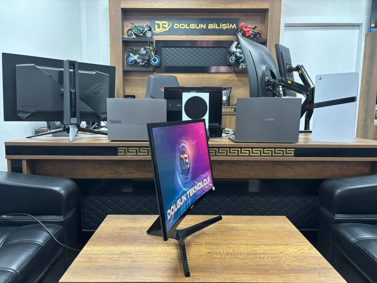 Samsung CRG5 LC24RG50FQMXUF 23.5" 4ms FHD Curved 144Hz Oyuncu Monitörü (İKİNCİ EL) - Görsel 2