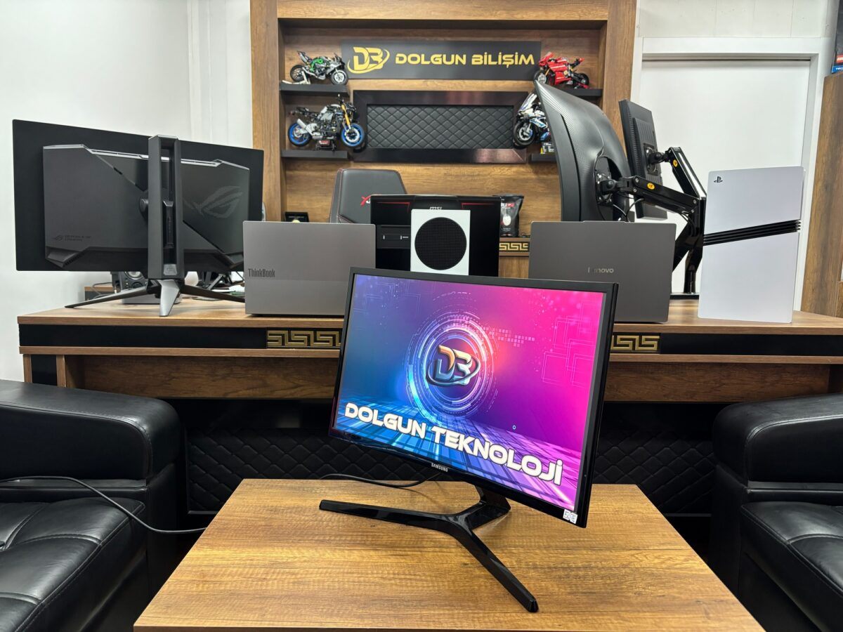 Samsung CRG5 LC24RG50FQMXUF 23.5" 4ms FHD Curved 144Hz Oyuncu Monitörü (İKİNCİ EL) - Görsel 3