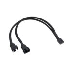 Alfais 5025 Fan Çoklayıcı Y Pwm 4 Pin Splitter Çoklayıcı Switch Kablosu