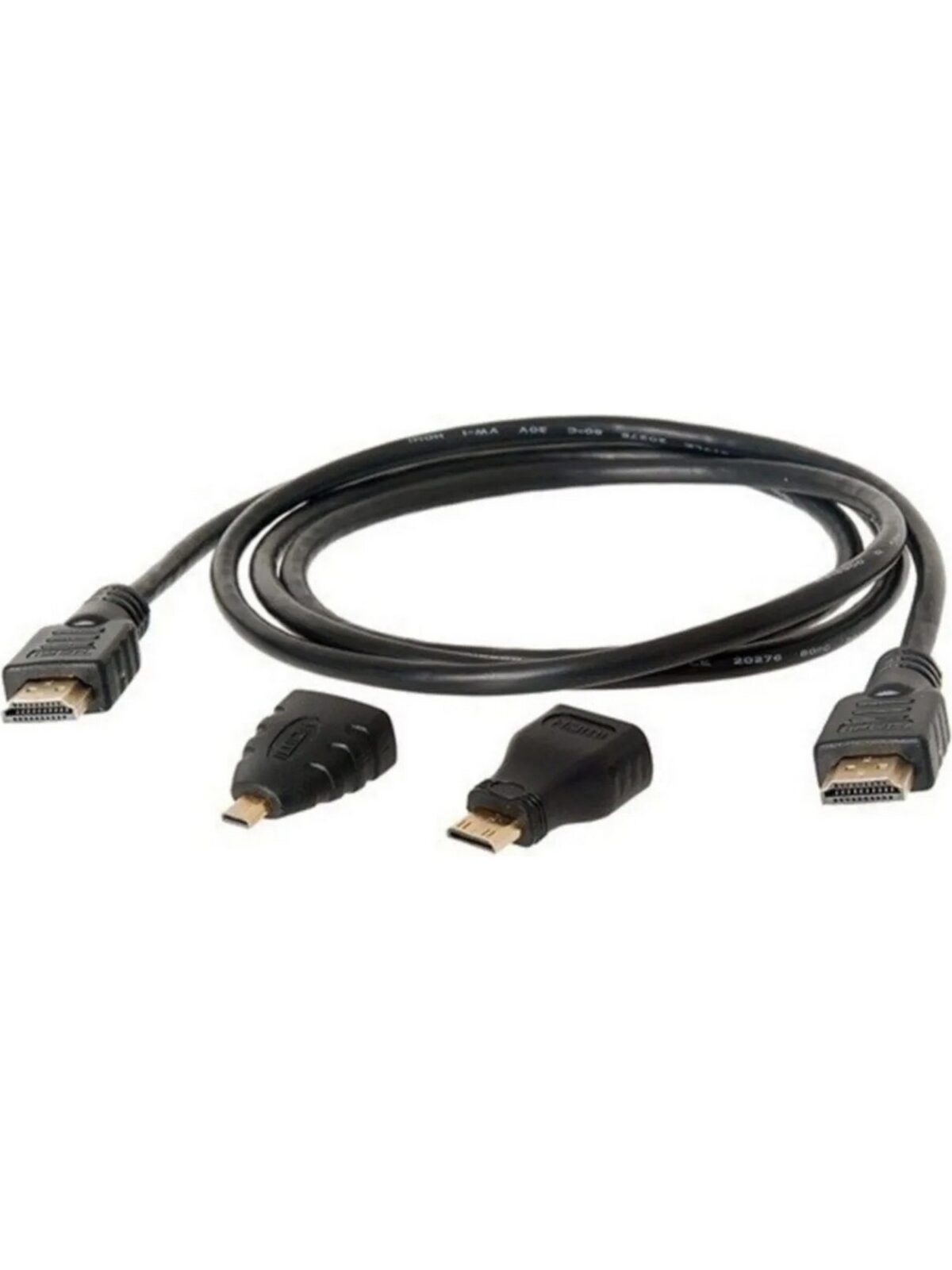 Alfais 4699 1.5m HDMI Kablo + Mini Micro Uç Çevirici Dönüştürücü Kablo - Görsel 2