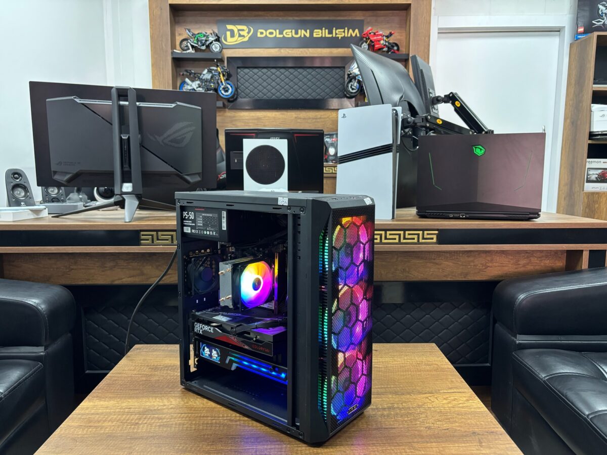 Hiper Zoe Intel Core i5 14400F 16GB RAM 512GB SSD RTX4060 Gaming Kasa (İKİNCİ EL) - Görsel 2