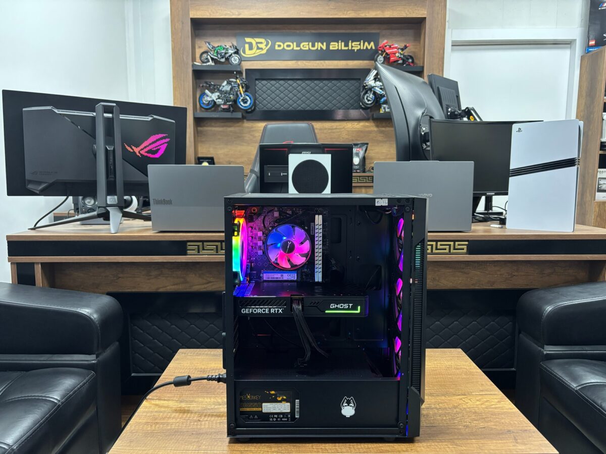 James Donkey AMD Ryzen 7 5700 16GB RAM 500GB SSD RTX5060 8GB Oyuncu Bilgisayarı - Görsel 2