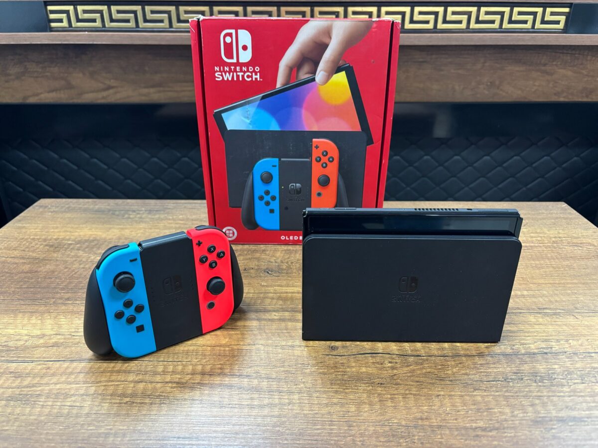 Nintendo Switch OLED Kırmızı - Mavi El Oyun Konsolu (İKİNCİ EL) - Görsel 5