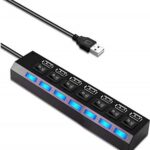 Alfais 4874 7 Port USB 2.0 Swith Çoklayıcı