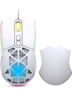 Warp WRP-O12800-W Beyaz RGB Optik Kablolu Oyuncu Mouse