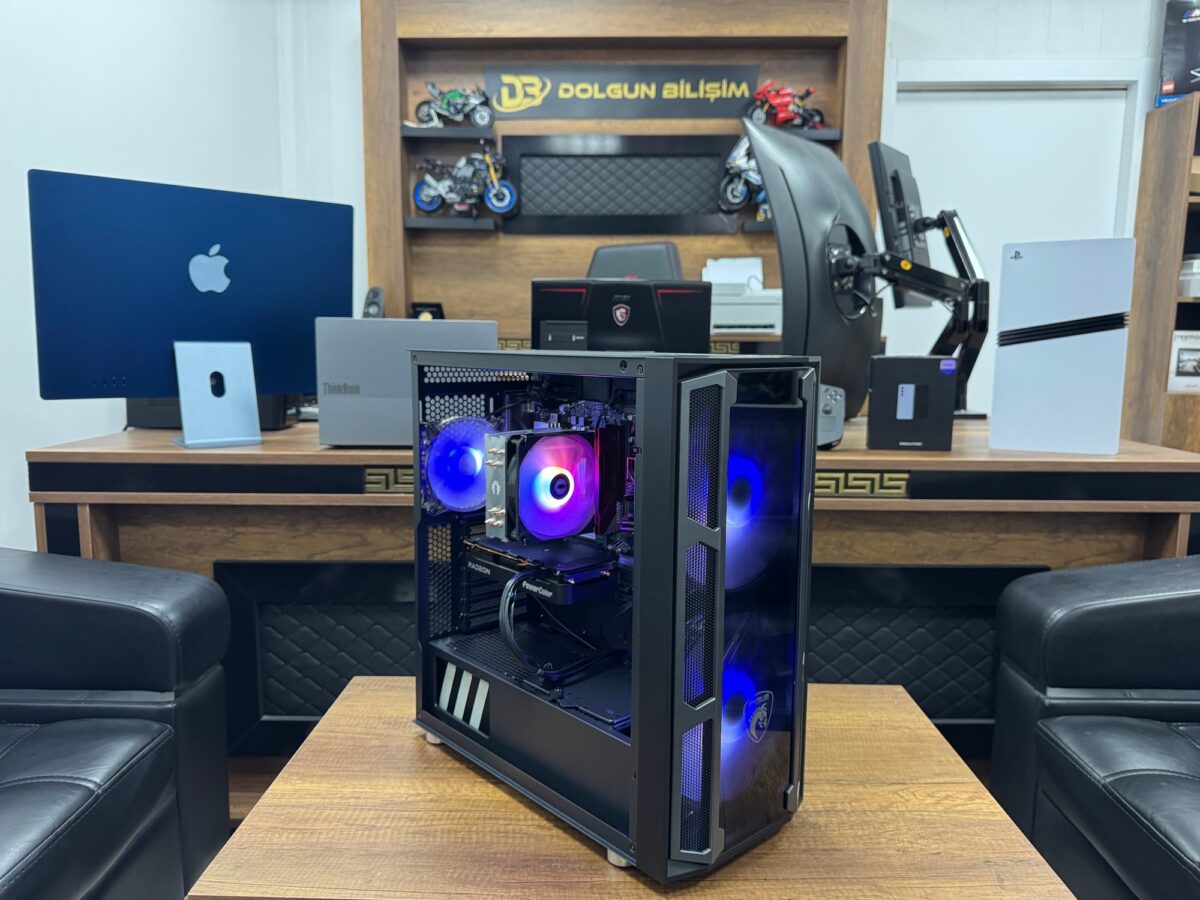 Dolgun Teknoloji 4866 Prime S43 AMD R5-7500F 32GB 1TB RX9060XT 16GB Masaüstü Bilgisayar - Görsel 2