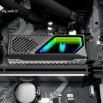 DLG ARGB Senkron Işıklı M.2 NVMe SSD Soğutucu - Siyah Renk Özel Seri