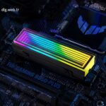 DLG ARGB Senkronize M.2 NVMe SSD Soğutucu - Siyah Renk