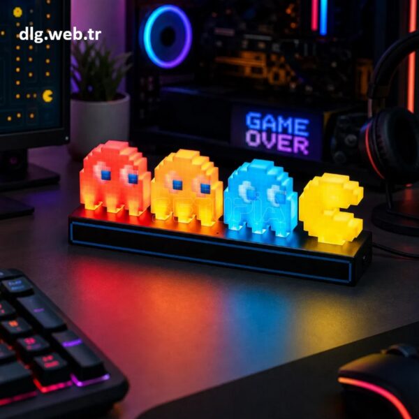 DLG Pac-Man Ghost Edition RGB Dekoratif Işık Lambası