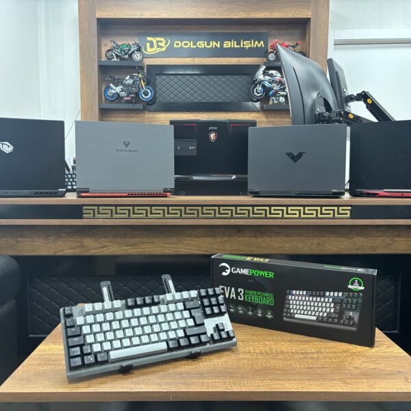 Gamepower Eva 3 TKL Red Switch Kablolu Mekanik Oyuncu Klavyesi (İKİNCİ EL)