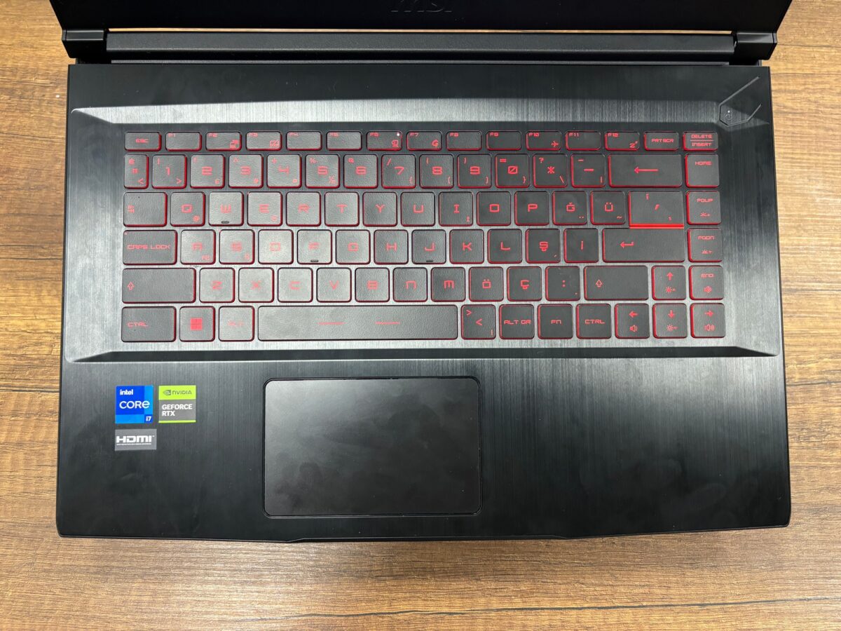 MSI Thin GF63 12VE-099XTR i7-12650H 16GB 512GB FDOS RTX4050 15.6" FHD Gaming Notebook (İKİNCİ EL) - Görsel 2