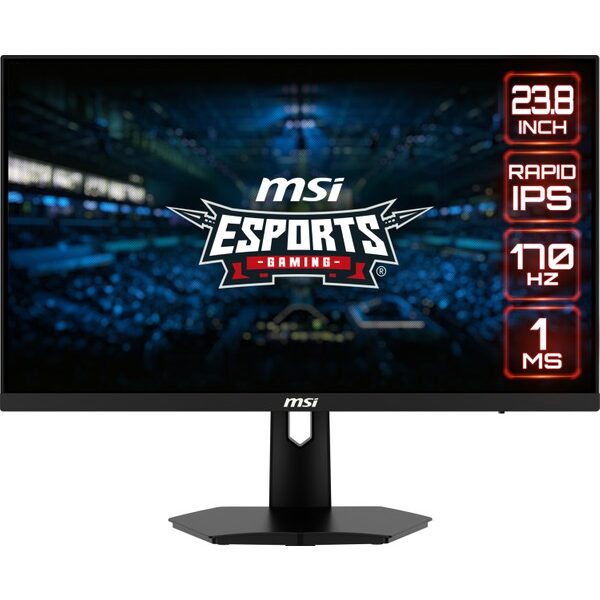 MSI G244F E2 23.8" FHD 180Hz 1ms HDMI DP Rapid IPS Gaming Monitör