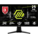 MSI MAG 255F E20 24.5" 0.5 ms Full HD IPS 200Hz Oyuncu Monitörü
