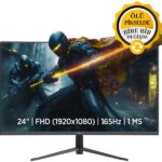 James Donkey Rion R10 24" FHD 165Hz 1ms VA Curved Monitör (Sıfır Ölü Piksel Garantili)