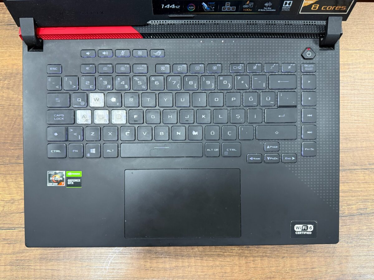Asus Rog Strix G513 Ryzen 7 4800H 16GB 512GB GTX1650 4GB Gaming Notebook (İKİNCİ EL) - Görsel 2