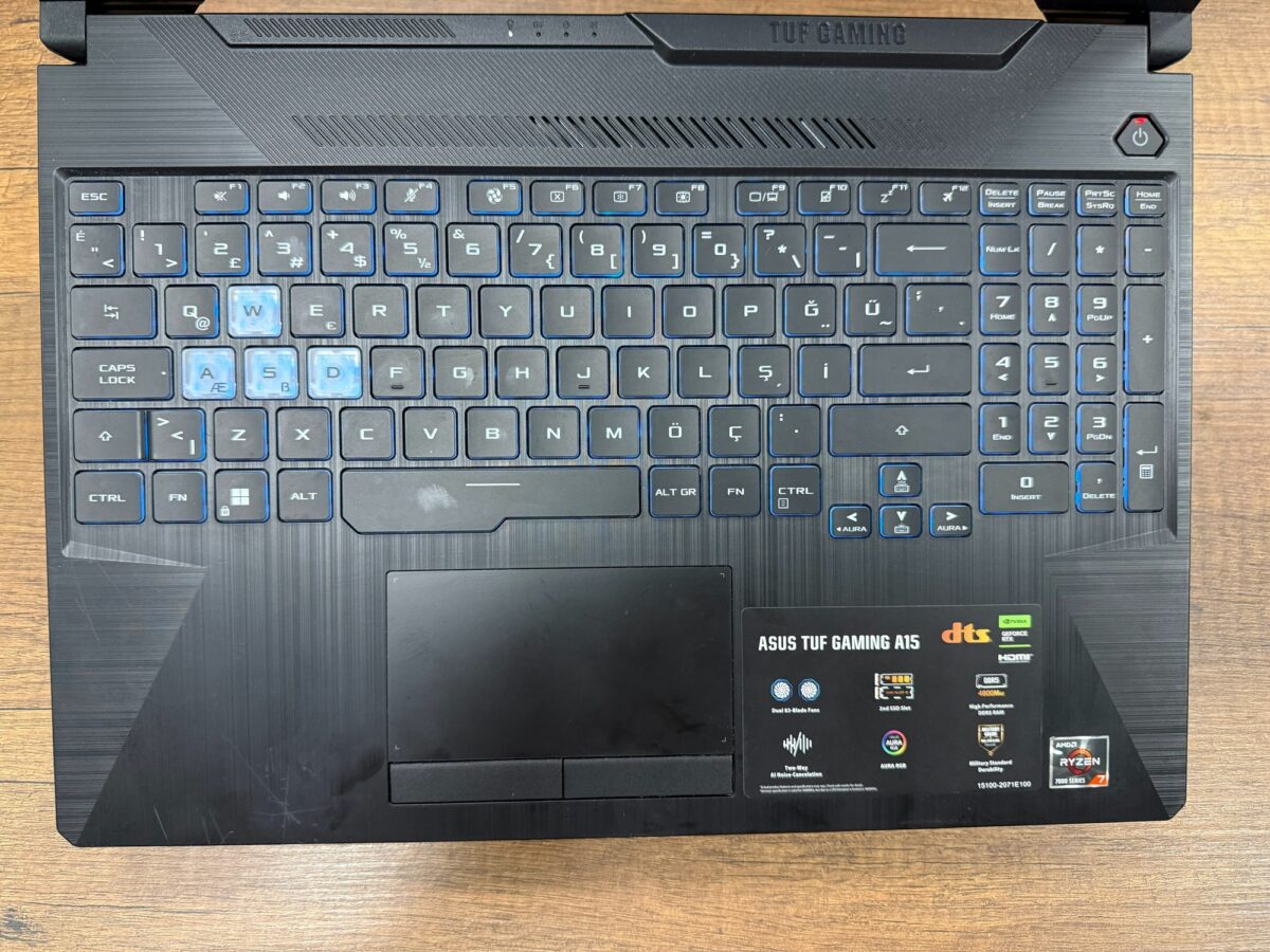 Asus TUF Gaming A15 Ryzen 7 7435HS 8GB 512GB RTX3050 15.6" FHD Gaming Notebook (İKİNCİ EL) - Görsel 2