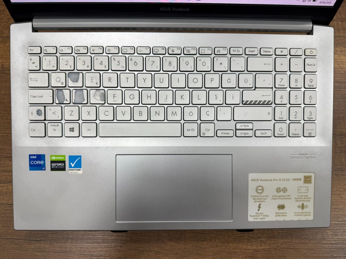 Asus Vivobook Pro 15 K3500P İ7-11370H 16GB 1TB RTX3050 4GB Notebook (İKİNCİ EL) - Görsel 2