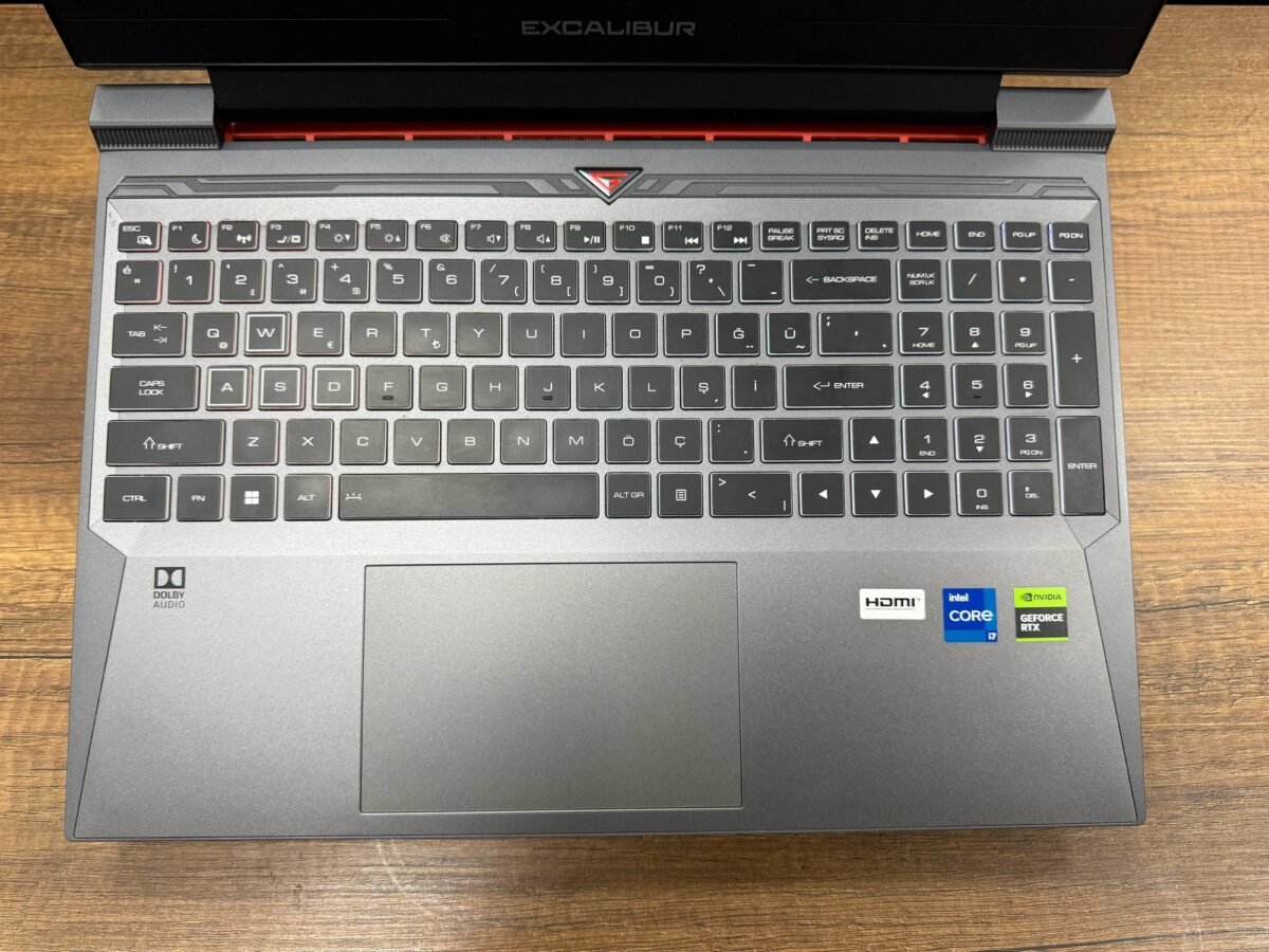 Casper Excalibur G870.1270-DVA0A-B i7 12700H 32GB 500GB RTX4050 15.6" FHD Gaming Notebook (İKİNCİ EL) - Görsel 2
