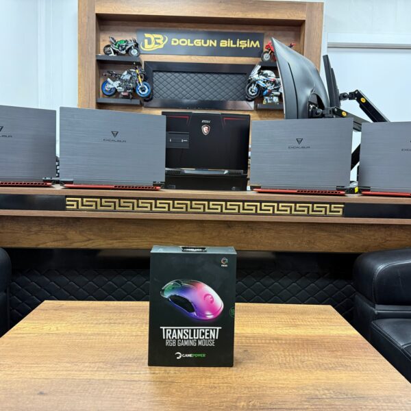 Gamepower Translucent RGB Optik Kablolu Oyuncu Mouse