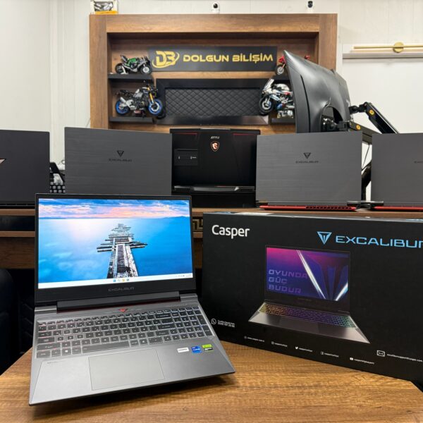 Casper Excalibur G880.1362-BQA0X-C i7-13620H 16GB 1TB RTX4050 15.6” FHD Gaming Notebook (İKİNCİ EL)
