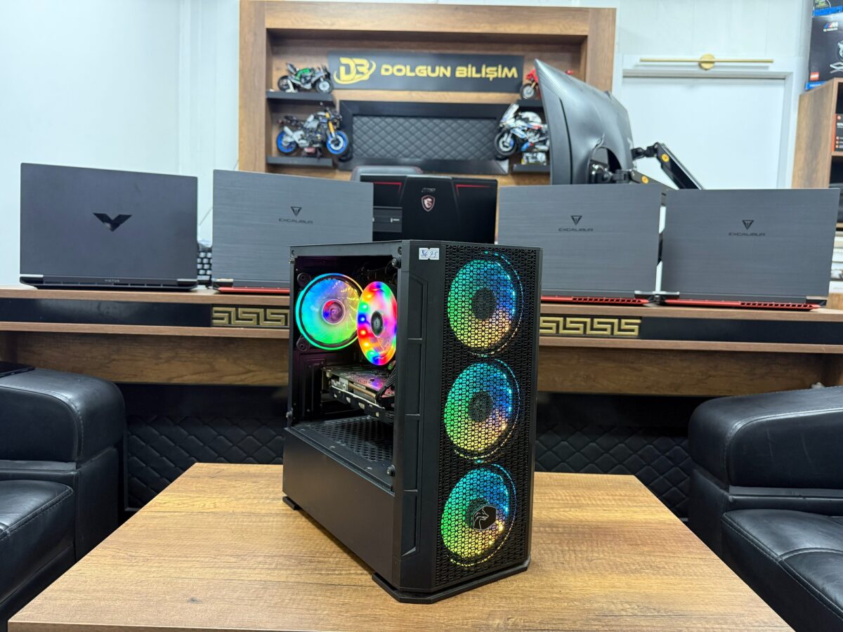 Dolgun Teknoloji Intel Core İ3-9100f 16GB RAM 240GB SSD GTX1060 Oyuncu Kasası (İKİNCİ EL) - Görsel 2