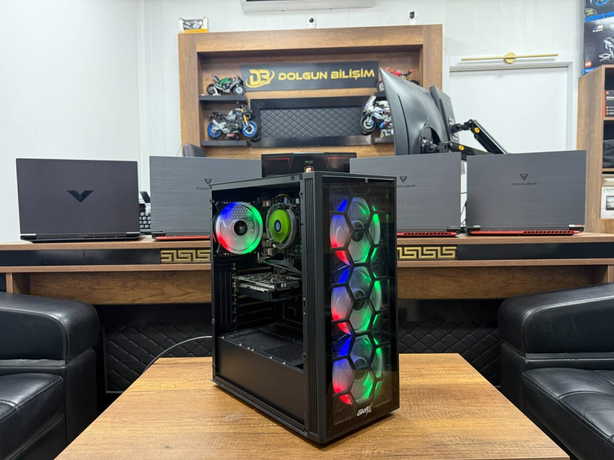 GAMX Kasa Intel Core i5-3470 16GB RAM 240GB SSD RX550 2GB Oyuncu Kasası (İKİNCİ EL) - Görsel 2