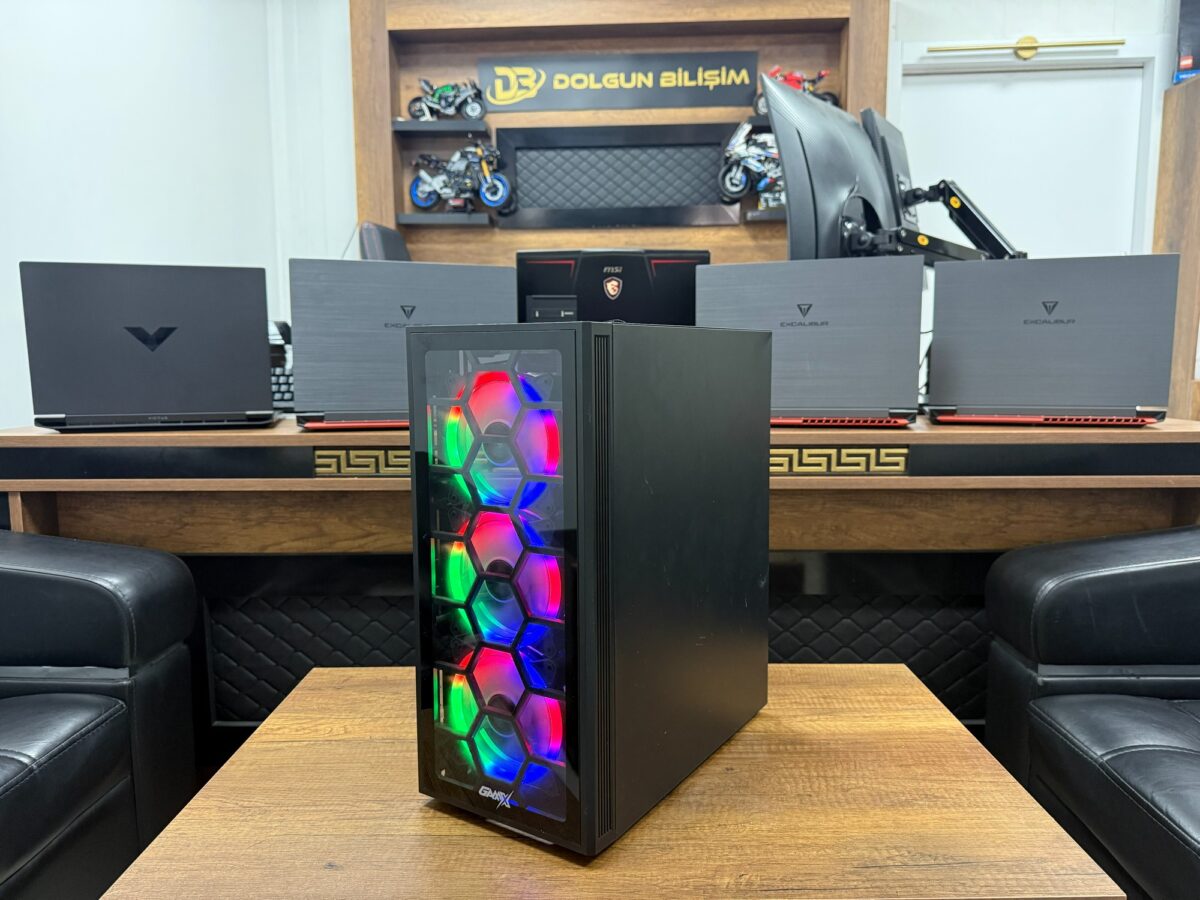 GAMX Kasa Intel Core i5-3470 16GB RAM 240GB SSD RX550 2GB Oyuncu Kasası (İKİNCİ EL) - Görsel 4