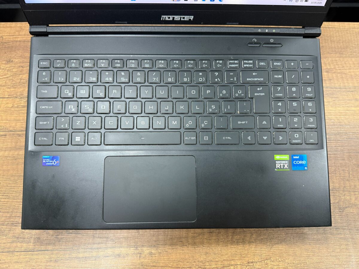 Monster Abra A5 V19.4 İ5-12500H 32GB 512GB RTX3050 4GB Oyuncu Notebook (İKİNCİ EL) - Görsel 2