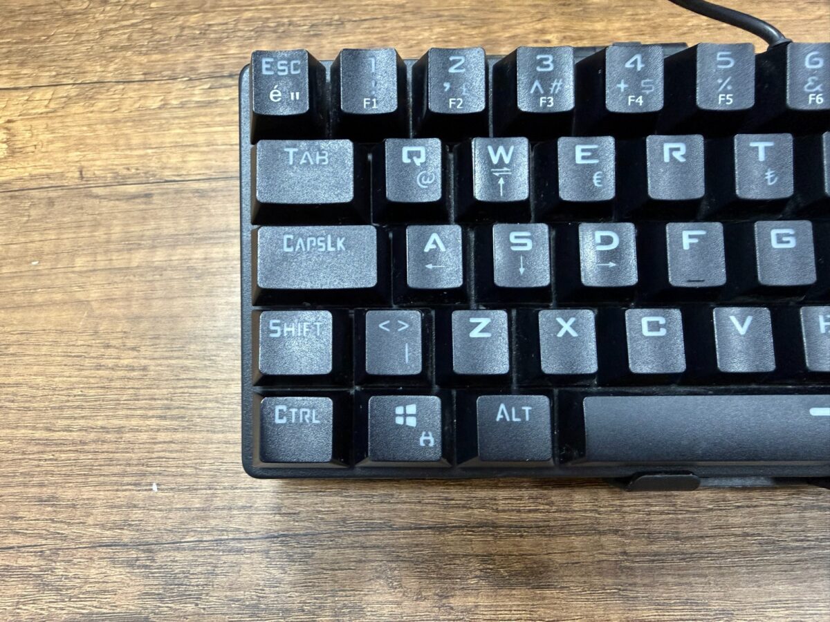 Rampage Ally K11 Rainbow Q Red Switch Mekanik Siyah Oyuncu Klavyesi (İKİNCİ EL) - Görsel 4