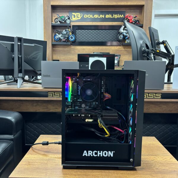 Archon Kasa Ryzen 5 2600X 16GB 120GB SSD 500GB HDD RX5600 6GB Oyuncu Kasası (İKİNCİ EL)